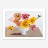 Shop Sorbet Poppies I Art Print a floral themed painted wall art print from The Print Emporium wall artwork collection - Buy Australian made fine art painting style poster and framed prints for the home and your interior decor room, TPE-WA-71780-AP