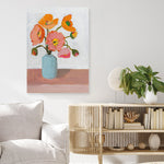 Shop Sorbet Poppies II Canvas Print a floral themed painted framed canvas wall art print from The Print Emporium artwork collection - Buy Australian made fine art painting style stretched canvas prints for the home and your interior decor space, TPE-WA-71781-CA-35X46-NF