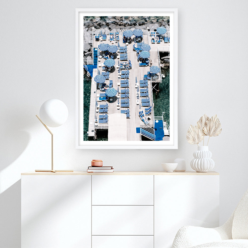 Shop Sorrento Bathers I Photo Art Print a coastal themed photography wall art print from The Print Emporium wall artwork collection - Buy Australian made fine art poster and framed prints for the home and your interior decor, TPE-724-AP
