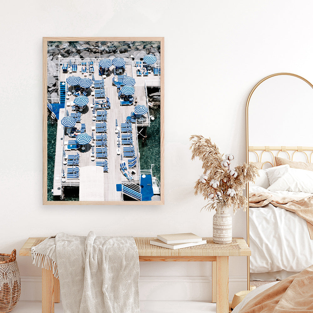 Shop Sorrento Bathers I Photo Art Print a coastal themed photography wall art print from The Print Emporium wall artwork collection - Buy Australian made fine art poster and framed prints for the home and your interior decor, TPE-724-AP