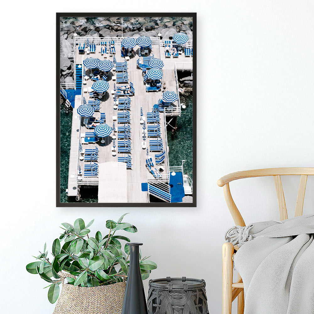 Shop Sorrento Bathers I Photo Art Print a coastal themed photography wall art print from The Print Emporium wall artwork collection - Buy Australian made fine art poster and framed prints for the home and your interior decor, TPE-724-AP