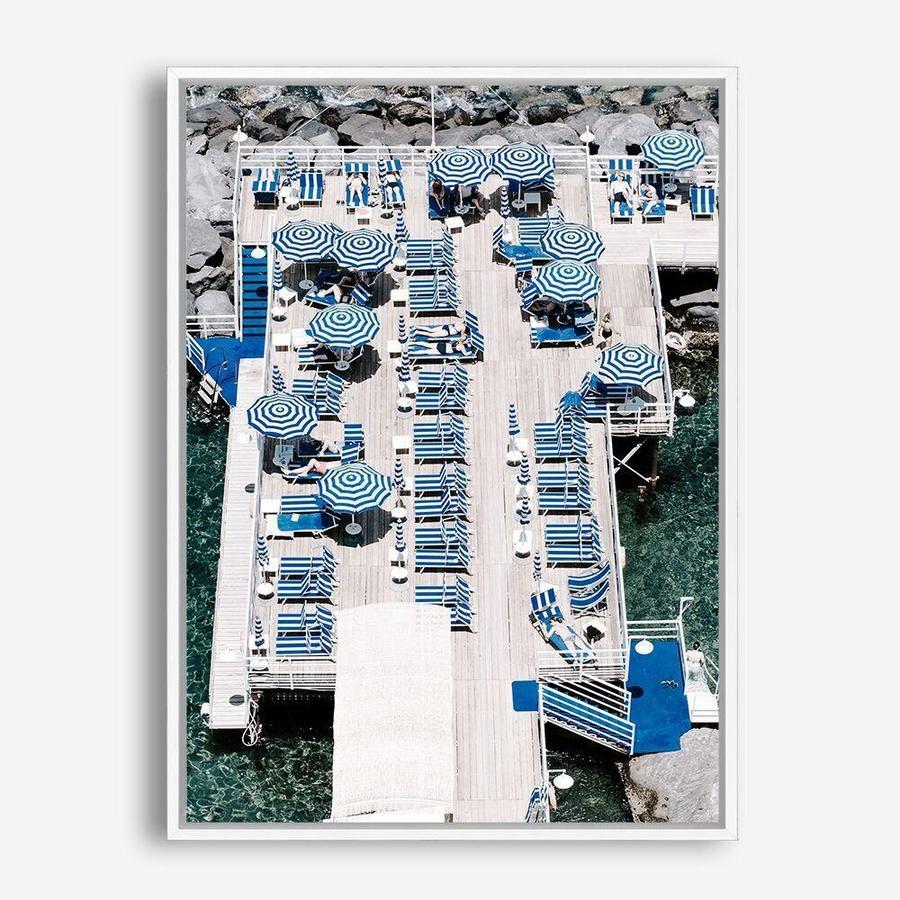 Shop Sorrento Bathers I Photo Canvas Print a coastal themed photography framed stretched canvas print from The Print Emporium wall artwork collection - Buy Australian made prints for the home and your interior decor space, TPE-724-CA-35X46-NF