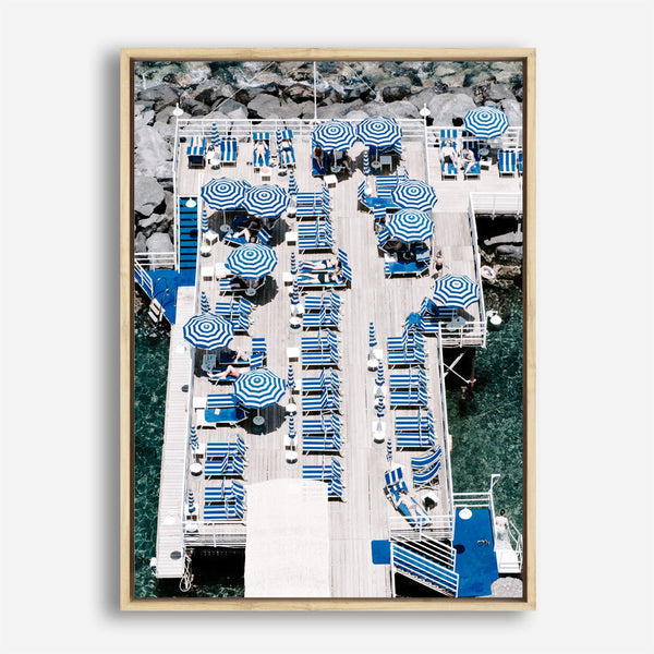 Shop Sorrento Bathers I Photo Canvas Print a coastal themed photography framed stretched canvas print from The Print Emporium wall artwork collection - Buy Australian made prints for the home and your interior decor space, TPE-724-CA-35X46-NF