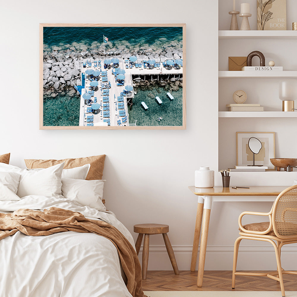 Shop Sorrento Bathers II Photo Art Print a coastal themed photography wall art print from The Print Emporium wall artwork collection - Buy Australian made fine art poster and framed prints for the home and your interior decor, TPE-725-AP