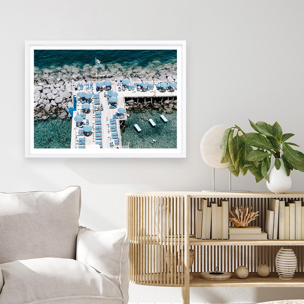 Shop Sorrento Bathers II Photo Art Print a coastal themed photography wall art print from The Print Emporium wall artwork collection - Buy Australian made fine art poster and framed prints for the home and your interior decor, TPE-725-AP