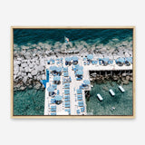 Shop Sorrento Bathers II Photo Canvas Print a coastal themed photography framed stretched canvas print from The Print Emporium wall artwork collection - Buy Australian made prints for the home and your interior decor space, TPE-725-CA-35X46-NF