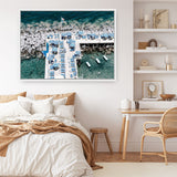 Shop Sorrento Bathers II Photo Canvas Print a coastal themed photography framed stretched canvas print from The Print Emporium wall artwork collection - Buy Australian made prints for the home and your interior decor space, TPE-725-CA-35X46-NF