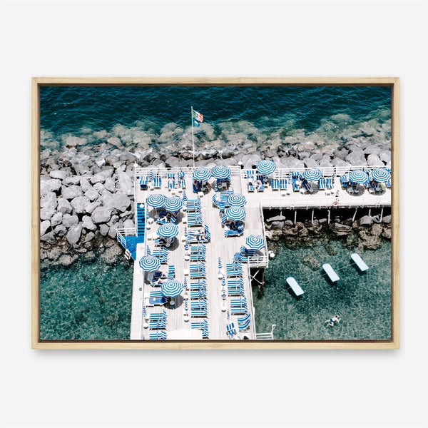 Shop Sorrento Bathers II Photo Canvas Print a coastal themed photography framed stretched canvas print from The Print Emporium wall artwork collection - Buy Australian made prints for the home and your interior decor space, TPE-725-CA-35X46-NF