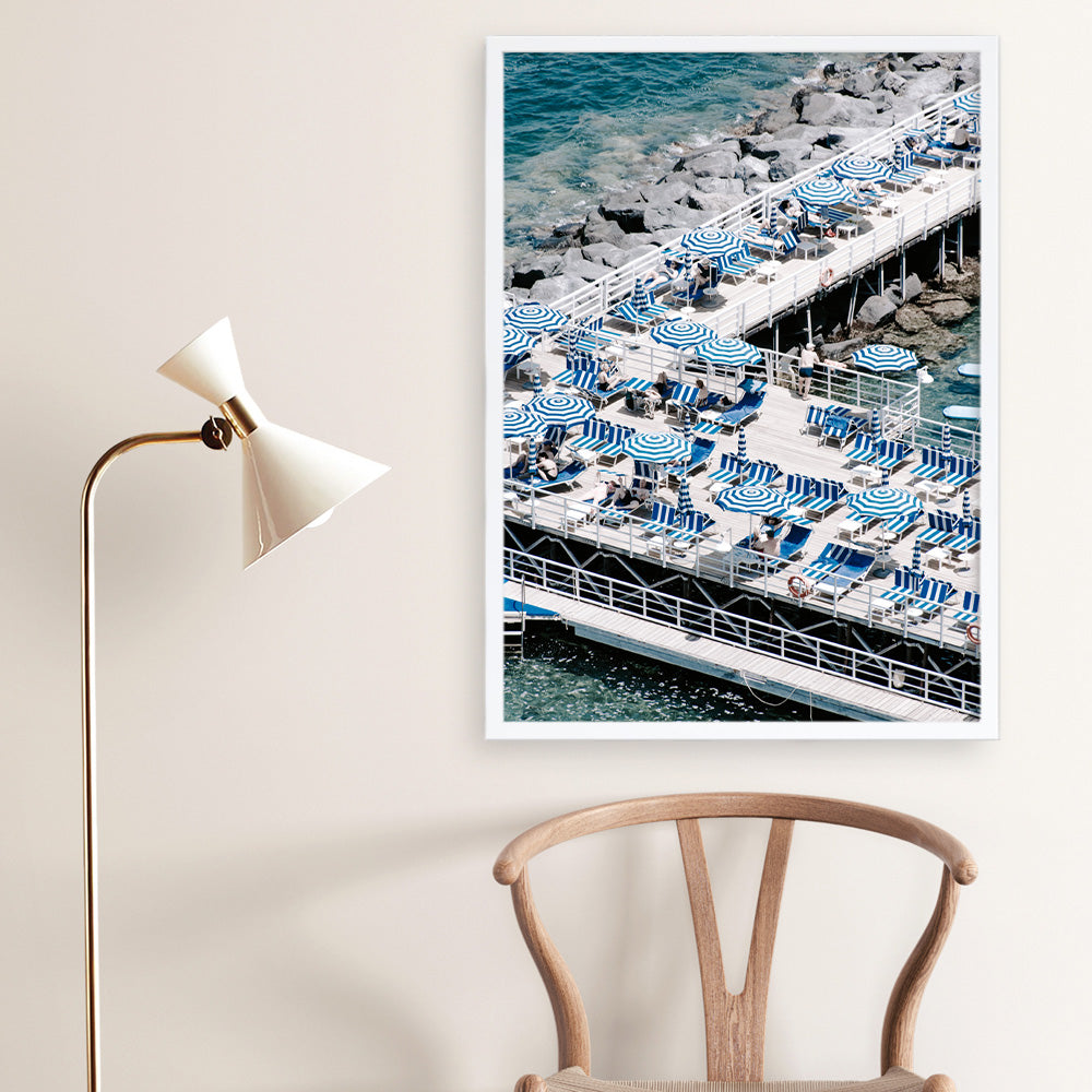 Shop Sorrento Bathers IV Photo Art Print a coastal themed photography wall art print from The Print Emporium wall artwork collection - Buy Australian made fine art poster and framed prints for the home and your interior decor, TPE-727-AP