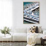 Shop Sorrento Bathers IV Photo Canvas Print a coastal themed photography framed stretched canvas print from The Print Emporium wall artwork collection - Buy Australian made prints for the home and your interior decor space, TPE-727-CA-35X46-NF