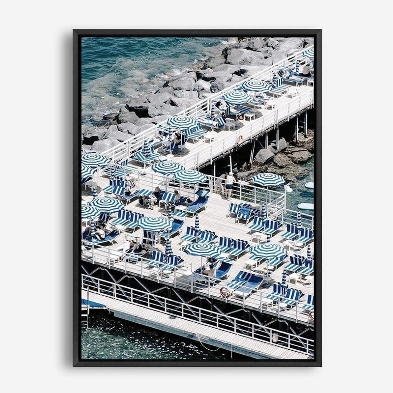 Shop Sorrento Bathers IV Photo Canvas Print a coastal themed photography framed stretched canvas print from The Print Emporium wall artwork collection - Buy Australian made prints for the home and your interior decor space, TPE-727-CA-35X46-NF