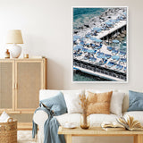 Shop Sorrento Bathers IV Photo Canvas Print a coastal themed photography framed stretched canvas print from The Print Emporium wall artwork collection - Buy Australian made prints for the home and your interior decor space, TPE-727-CA-35X46-NF