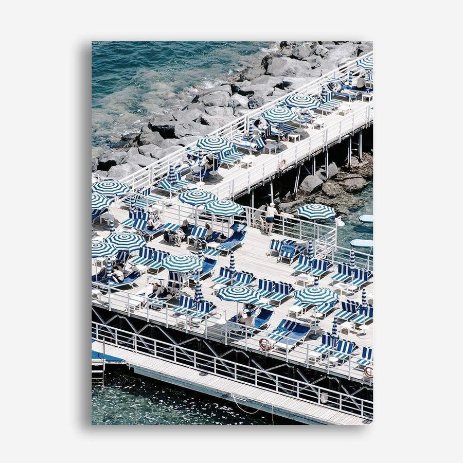 Shop Sorrento Bathers IV Photo Canvas Print a coastal themed photography framed stretched canvas print from The Print Emporium wall artwork collection - Buy Australian made prints for the home and your interior decor space, TPE-727-CA-35X46-NF