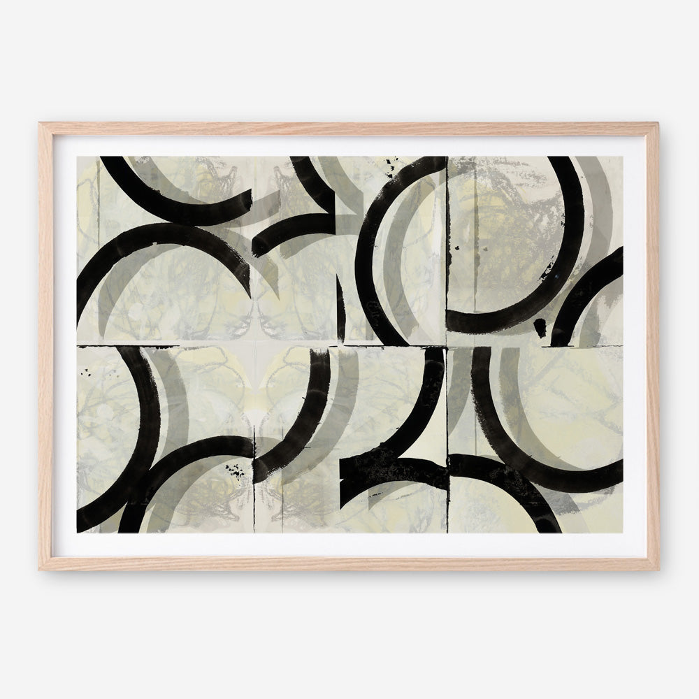 Shop Space Time I Art Print a painted abstract themed wall art print from The Print Emporium wall artwork collection - Buy Australian made fine art painting style poster and framed prints for the home and your interior decor room, TPE-PC-WZ576-AP