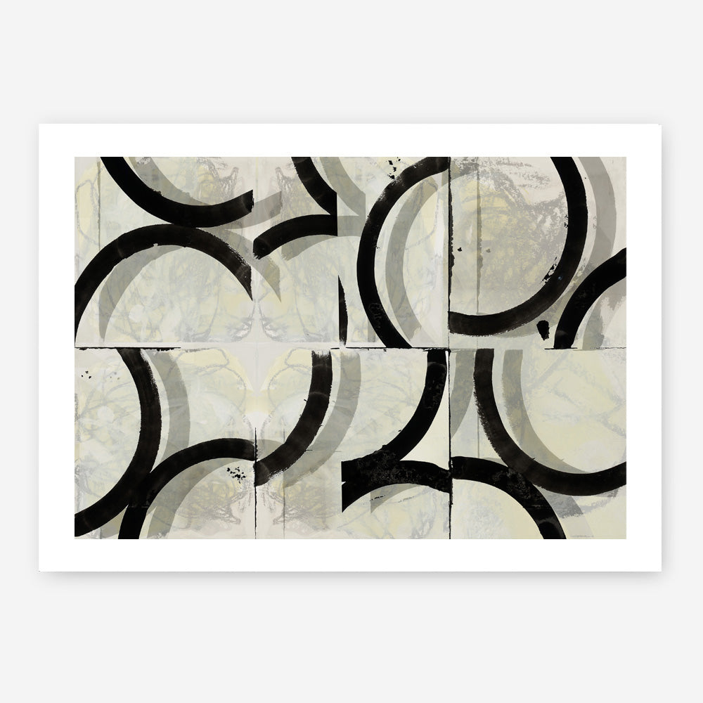 Shop Space Time I Art Print a painted abstract themed wall art print from The Print Emporium wall artwork collection - Buy Australian made fine art painting style poster and framed prints for the home and your interior decor room, TPE-PC-WZ576-AP