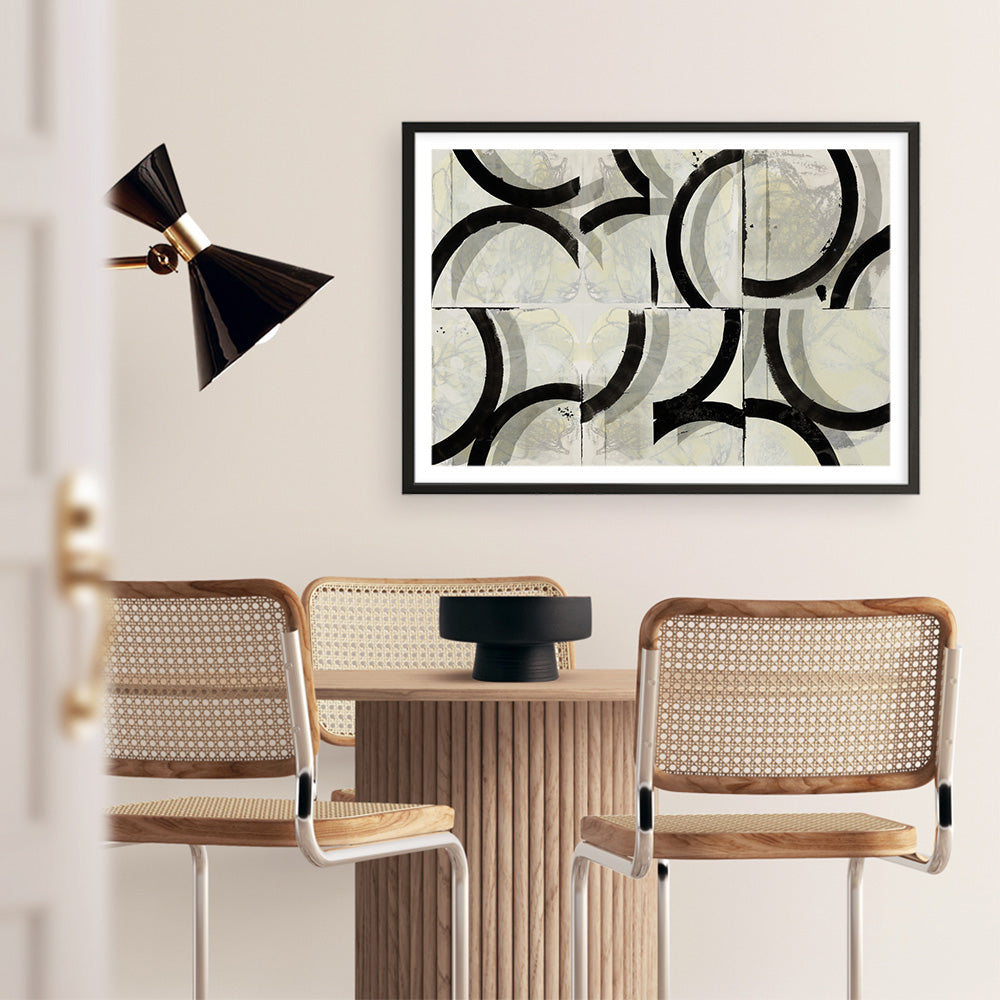 Shop Space Time I Art Print a painted abstract themed wall art print from The Print Emporium wall artwork collection - Buy Australian made fine art painting style poster and framed prints for the home and your interior decor room, TPE-PC-WZ576-AP