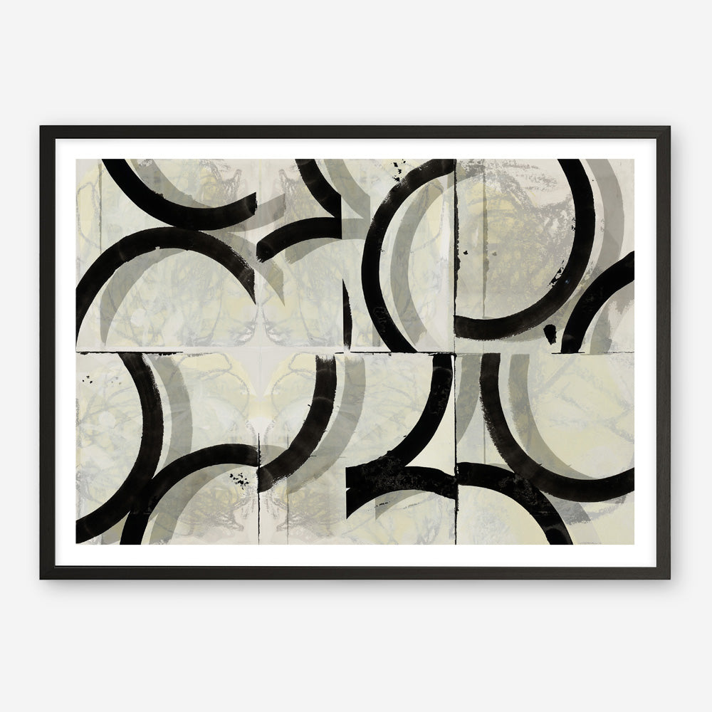 Shop Space Time I Art Print a painted abstract themed wall art print from The Print Emporium wall artwork collection - Buy Australian made fine art painting style poster and framed prints for the home and your interior decor room, TPE-PC-WZ576-AP