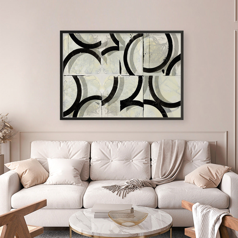 Shop Space Time I Art Print a painted abstract themed wall art print from The Print Emporium wall artwork collection - Buy Australian made fine art painting style poster and framed prints for the home and your interior decor room, TPE-PC-WZ576-AP