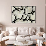 Shop Space Time I Art Print a painted abstract themed wall art print from The Print Emporium wall artwork collection - Buy Australian made fine art painting style poster and framed prints for the home and your interior decor room, TPE-PC-WZ576-AP