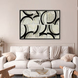 Shop Space Time I Art Print a painted abstract themed wall art print from The Print Emporium wall artwork collection - Buy Australian made fine art painting style poster and framed prints for the home and your interior decor room, TPE-PC-WZ576-AP