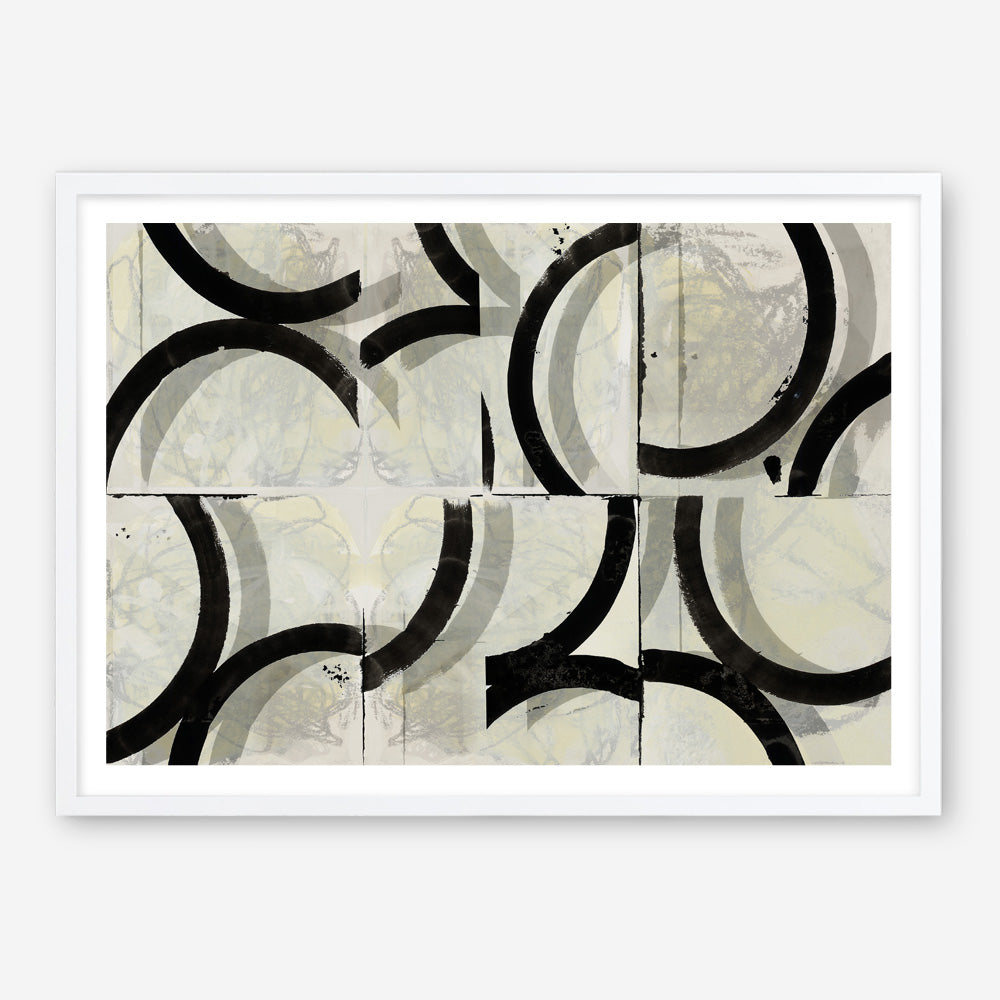 Shop Space Time I Art Print a painted abstract themed wall art print from The Print Emporium wall artwork collection - Buy Australian made fine art painting style poster and framed prints for the home and your interior decor room, TPE-PC-WZ576-AP