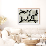 Shop Space Time I Art Print a painted abstract themed wall art print from The Print Emporium wall artwork collection - Buy Australian made fine art painting style poster and framed prints for the home and your interior decor room, TPE-PC-WZ576-AP