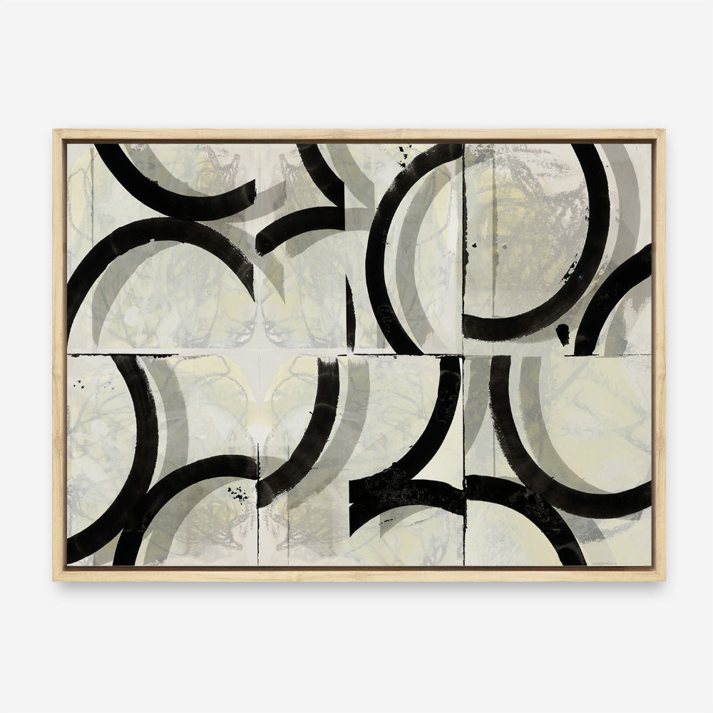 Shop Space Time I Canvas Print a painted abstract themed framed canvas wall art print from The Print Emporium artwork collection - Buy Australian made fine art painting style stretched canvas prints for the home and your interior decor space, TPE-PC-WZ576-CA-35X46-NF