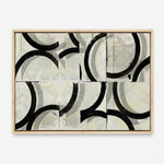 Shop Space Time I Canvas Print a painted abstract themed framed canvas wall art print from The Print Emporium artwork collection - Buy Australian made fine art painting style stretched canvas prints for the home and your interior decor space, TPE-PC-WZ576-CA-35X46-NF