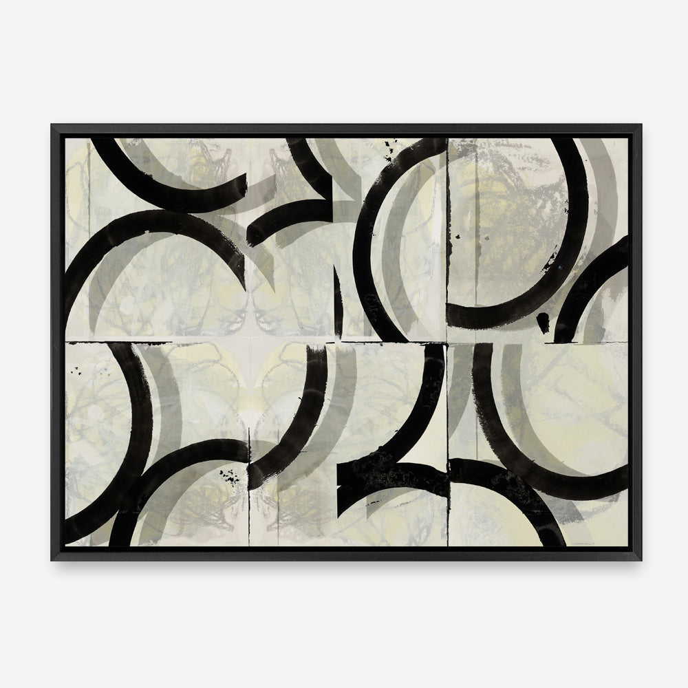 Shop Space Time I Canvas Print a painted abstract themed framed canvas wall art print from The Print Emporium artwork collection - Buy Australian made fine art painting style stretched canvas prints for the home and your interior decor space, TPE-PC-WZ576-CA-35X46-NF