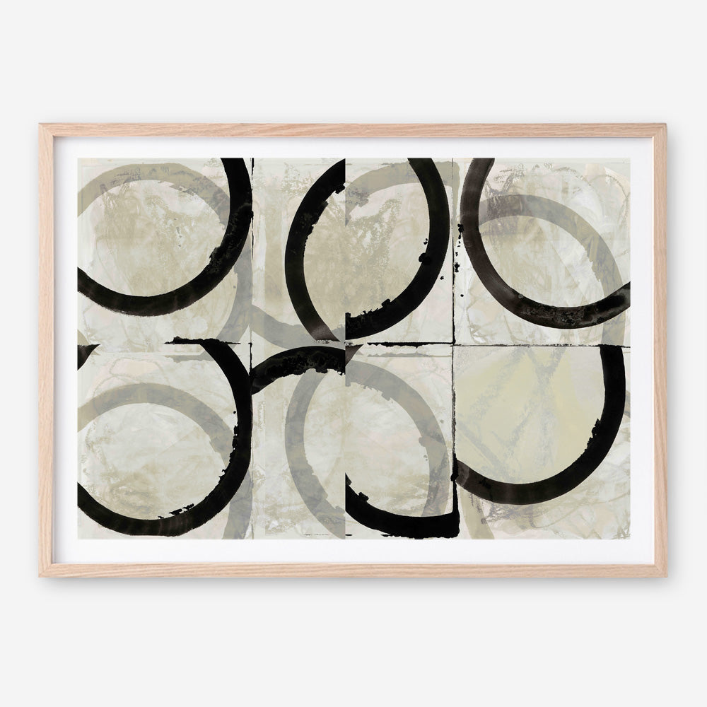 Shop Space Time II Art Print a painted abstract themed wall art print from The Print Emporium wall artwork collection - Buy Australian made fine art painting style poster and framed prints for the home and your interior decor room, TPE-PC-WZ577-AP