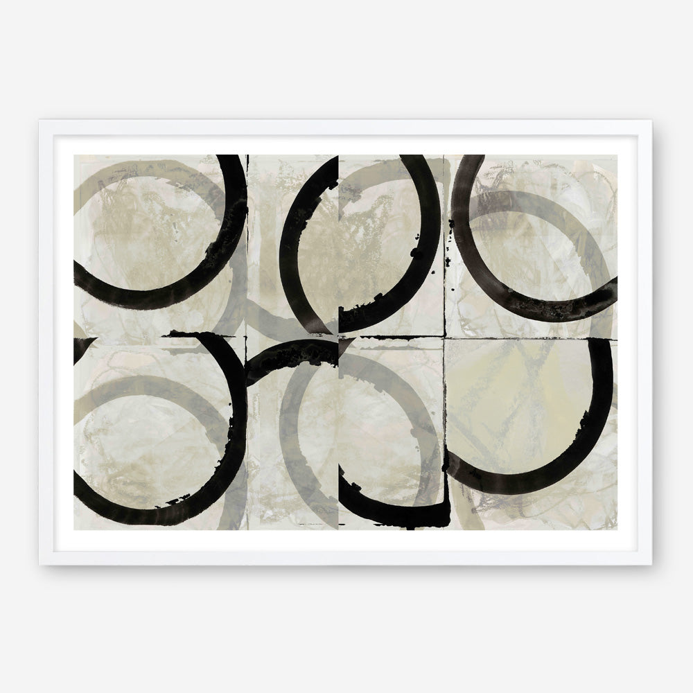 Shop Space Time II Art Print a painted abstract themed wall art print from The Print Emporium wall artwork collection - Buy Australian made fine art painting style poster and framed prints for the home and your interior decor room, TPE-PC-WZ577-AP