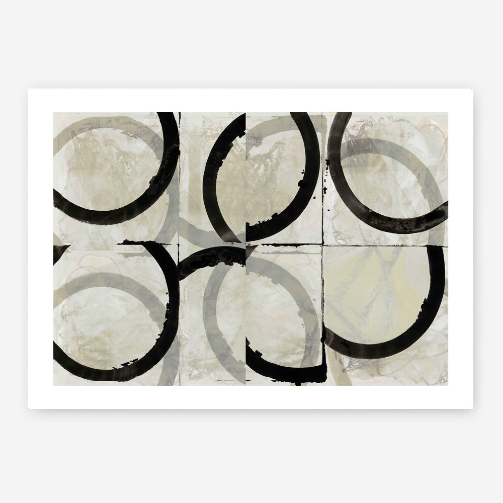 Shop Space Time II Art Print a painted abstract themed wall art print from The Print Emporium wall artwork collection - Buy Australian made fine art painting style poster and framed prints for the home and your interior decor room, TPE-PC-WZ577-AP