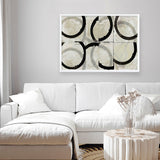 Shop Space Time II Art Print a painted abstract themed wall art print from The Print Emporium wall artwork collection - Buy Australian made fine art painting style poster and framed prints for the home and your interior decor room, TPE-PC-WZ577-AP