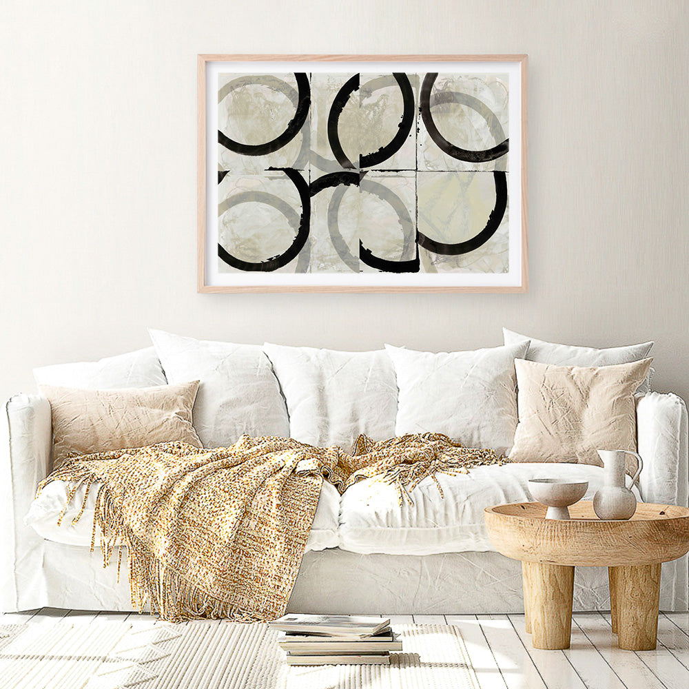 Shop Space Time II Art Print a painted abstract themed wall art print from The Print Emporium wall artwork collection - Buy Australian made fine art painting style poster and framed prints for the home and your interior decor room, TPE-PC-WZ577-AP