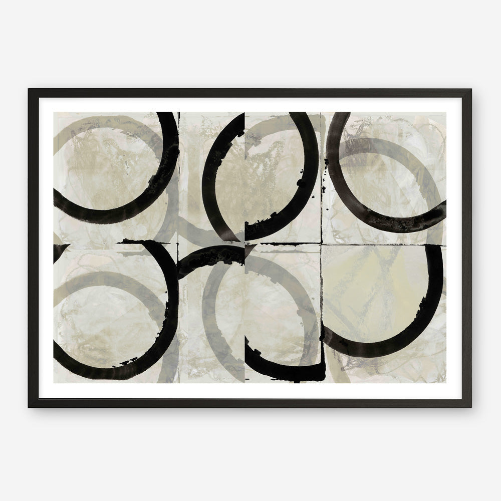 Shop Space Time II Art Print a painted abstract themed wall art print from The Print Emporium wall artwork collection - Buy Australian made fine art painting style poster and framed prints for the home and your interior decor room, TPE-PC-WZ577-AP