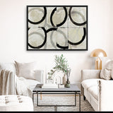 Shop Space Time II Canvas Print a painted abstract themed framed canvas wall art print from The Print Emporium artwork collection - Buy Australian made fine art painting style stretched canvas prints for the home and your interior decor space, TPE-PC-WZ577-CA-35X46-NF
