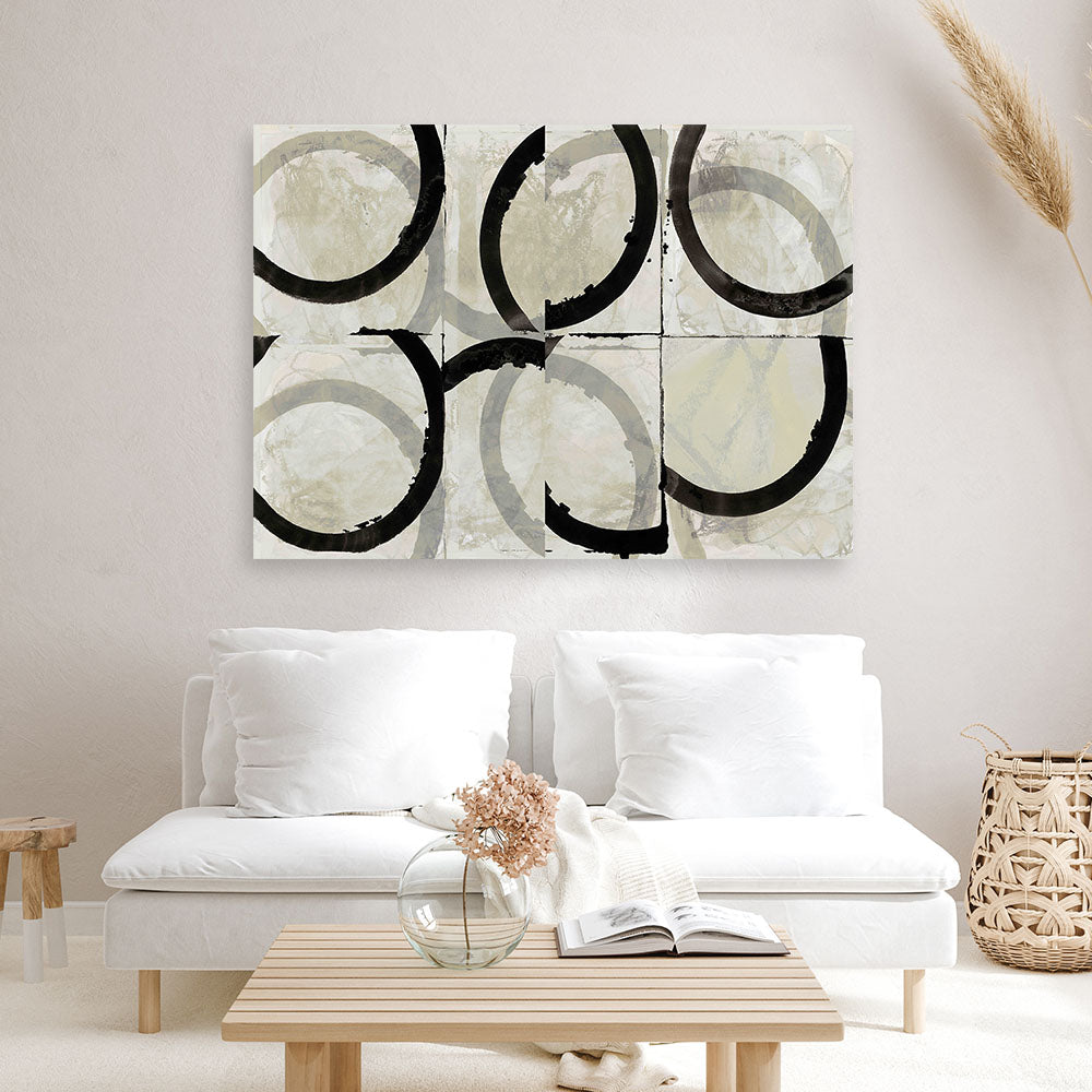 Shop Space Time II Canvas Print a painted abstract themed framed canvas wall art print from The Print Emporium artwork collection - Buy Australian made fine art painting style stretched canvas prints for the home and your interior decor space, TPE-PC-WZ577-CA-35X46-NF