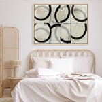 Shop Space Time II Canvas Print a painted abstract themed framed canvas wall art print from The Print Emporium artwork collection - Buy Australian made fine art painting style stretched canvas prints for the home and your interior decor space, TPE-PC-WZ577-CA-35X46-NF