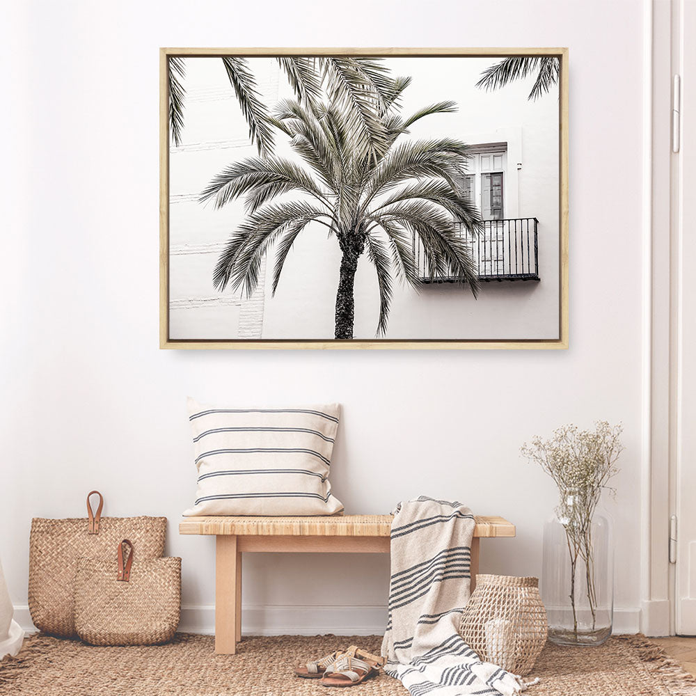 Shop Spanish Villa Photo Canvas Print a coastal themed photography framed stretched canvas print from The Print Emporium wall artwork collection - Buy Australian made prints for the home and your interior decor space, TPE-1014-CA-35X46-NF