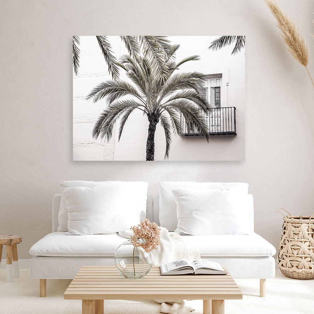 Shop Spanish Villa Photo Canvas Print a coastal themed photography framed stretched canvas print from The Print Emporium wall artwork collection - Buy Australian made prints for the home and your interior decor space, TPE-1014-CA-35X46-NF