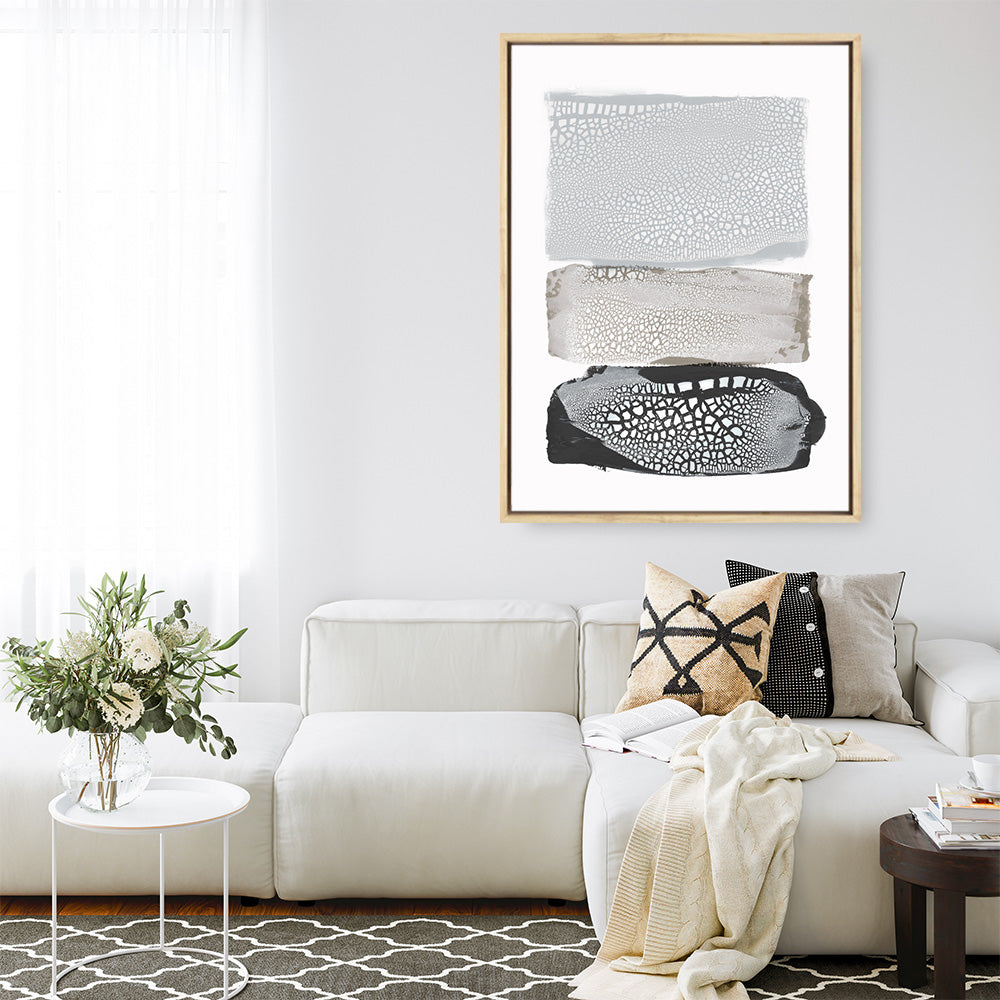 Shop Sparkling Together I Canvas Print a painted abstract themed framed canvas wall art print from The Print Emporium artwork collection - Buy Australian made fine art painting style stretched canvas prints for the home and your interior decor space, TPE-PC-PI504-CA-35X46-NF