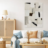 Shop Splattering I Canvas Print a painted abstract themed framed canvas wall art print from The Print Emporium artwork collection - Buy Australian made fine art painting style stretched canvas prints for the home and your interior decor space, TPE-PC-PM010-CA-35X46-NF