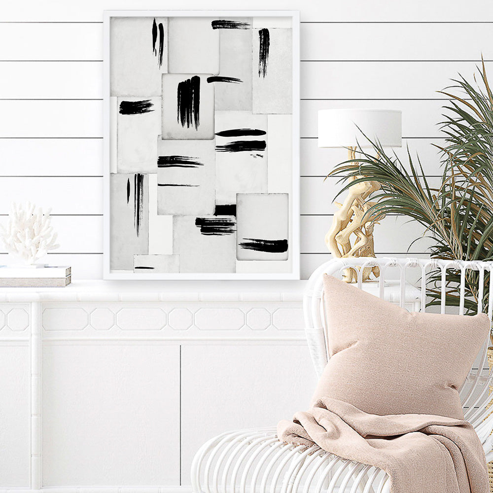 Shop Splattering II Art Print a painted abstract themed wall art print from The Print Emporium wall artwork collection - Buy Australian made fine art painting style poster and framed prints for the home and your interior decor room, TPE-PC-PM011-AP