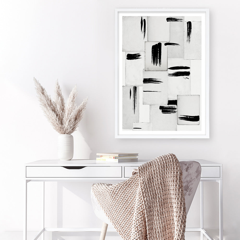 Shop Splattering II Art Print a painted abstract themed wall art print from The Print Emporium wall artwork collection - Buy Australian made fine art painting style poster and framed prints for the home and your interior decor room, TPE-PC-PM011-AP