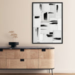 Shop Splattering II Canvas Print a painted abstract themed framed canvas wall art print from The Print Emporium artwork collection - Buy Australian made fine art painting style stretched canvas prints for the home and your interior decor space, TPE-PC-PM011-CA-35X46-NF