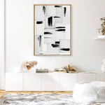 Shop Splattering II Canvas Print a painted abstract themed framed canvas wall art print from The Print Emporium artwork collection - Buy Australian made fine art painting style stretched canvas prints for the home and your interior decor space, TPE-PC-PM011-CA-35X46-NF