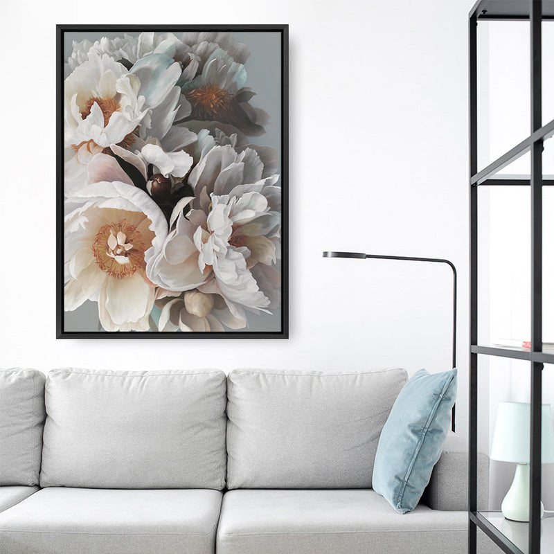 Shop Spring Bouquet II Canvas Print a floral themed painted framed canvas wall art print from The Print Emporium artwork collection - Buy Australian made fine art painting style stretched canvas prints for the home and your interior decor space, TPE-425-CA-35X46-NF