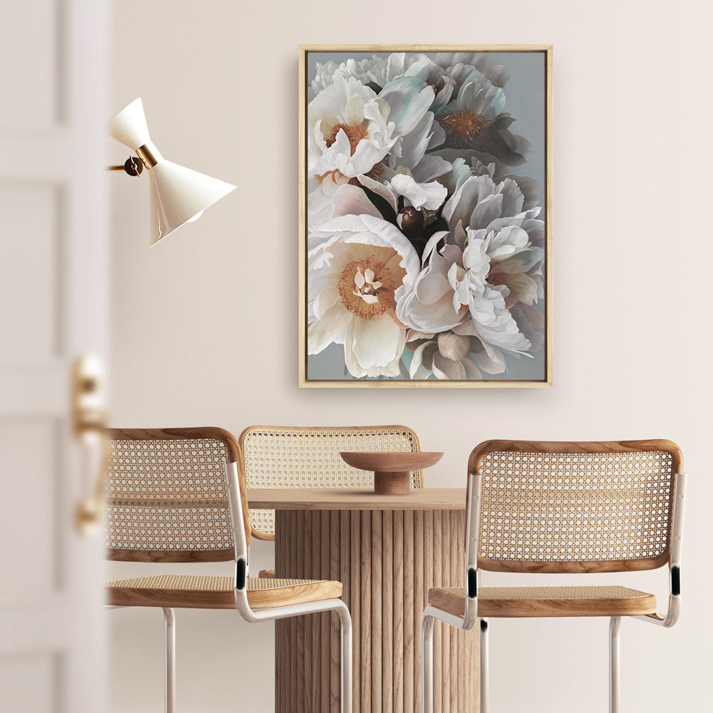 Shop Spring Bouquet II Canvas Print a floral themed painted framed canvas wall art print from The Print Emporium artwork collection - Buy Australian made fine art painting style stretched canvas prints for the home and your interior decor space, TPE-425-CA-35X46-NF