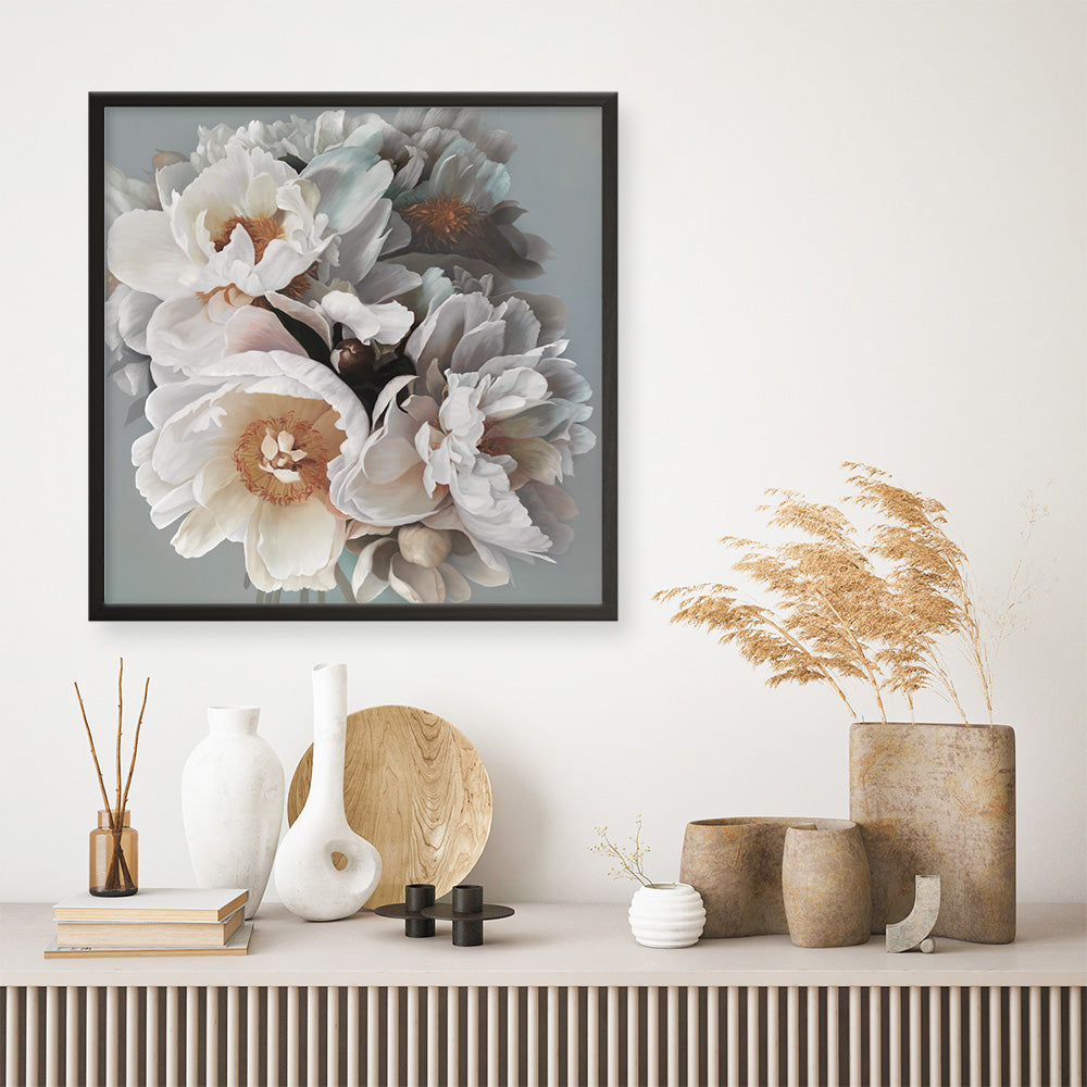 Shop Spring Bouquet II (Square) Art Print a floral themed painted wall art print from The Print Emporium wall artwork collection - Buy Australian made fine art painting style poster and framed prints for the home and your interior decor room, TPE-323-AP