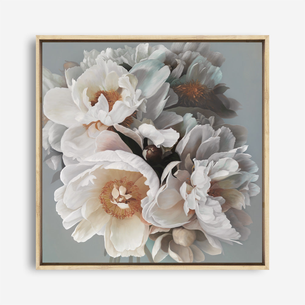 Shop Spring Bouquet II (Square) Canvas Print a floral themed painted framed canvas wall art print from The Print Emporium artwork collection - Buy Australian made fine art painting style stretched canvas prints for the home and your interior decor space, TPE-323-CA-40X40-NF